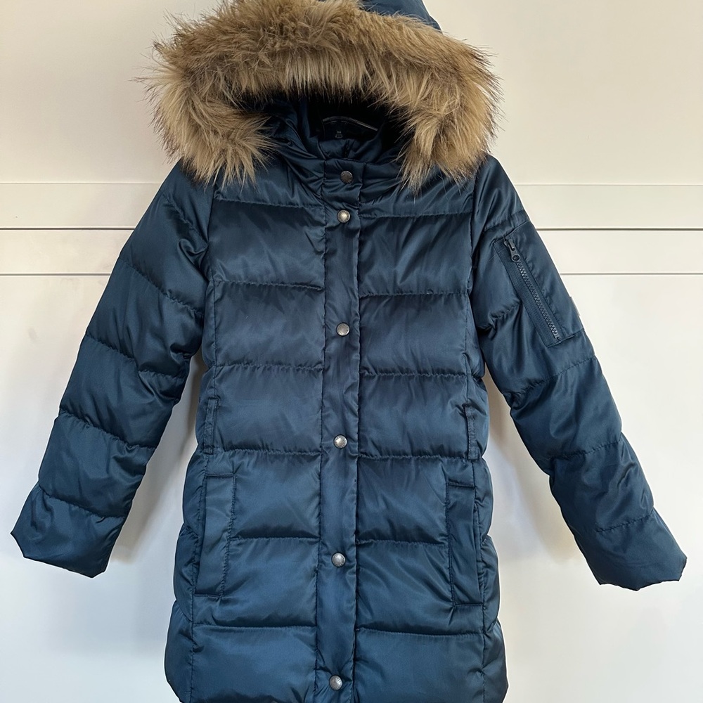 Girl’s Down Puffer Coat (Size 8-9Yrs)